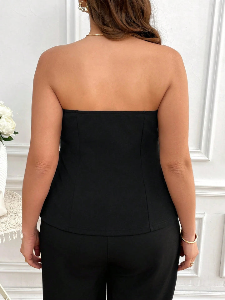 Top SHEIN, negru