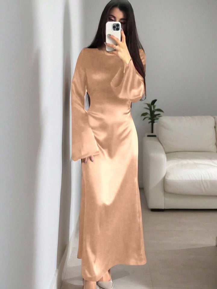 Rochie maxi SHEIN, maro