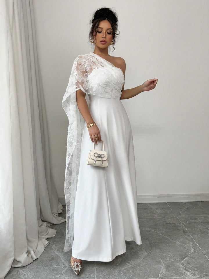 Rochie maxi SHEIN, alb