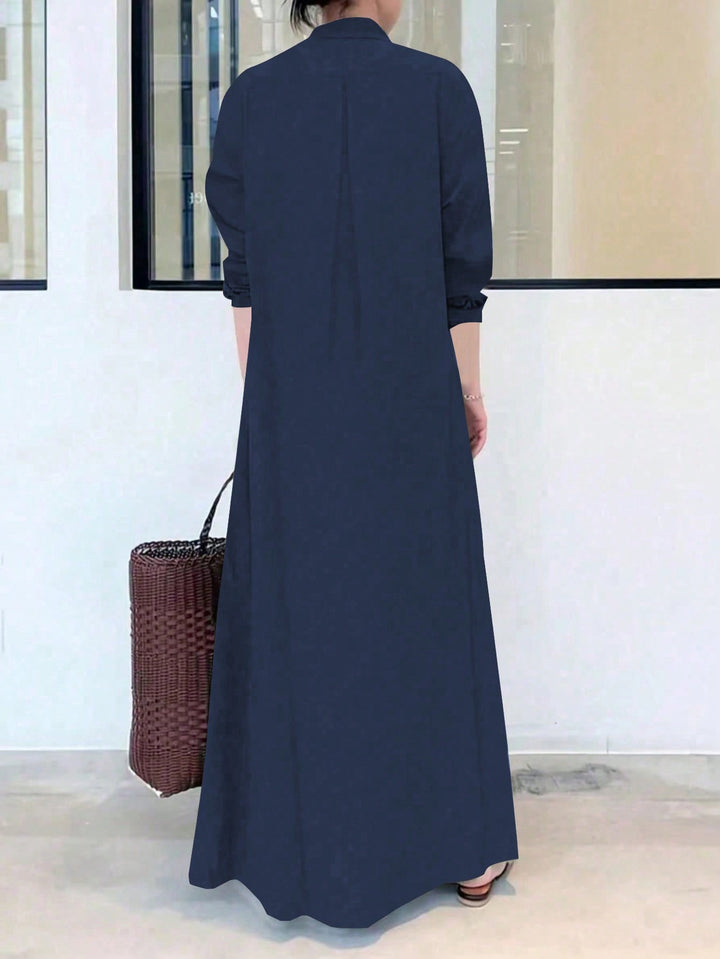SHEIN maxi ruha, kék