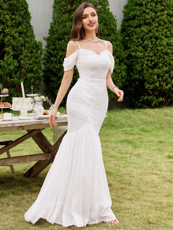 Rochie de mireasă SHEIN, alb