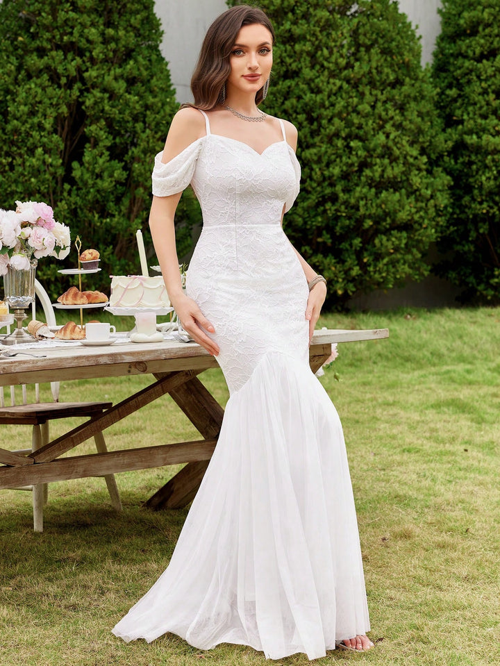 Rochie de mireasă SHEIN, alb