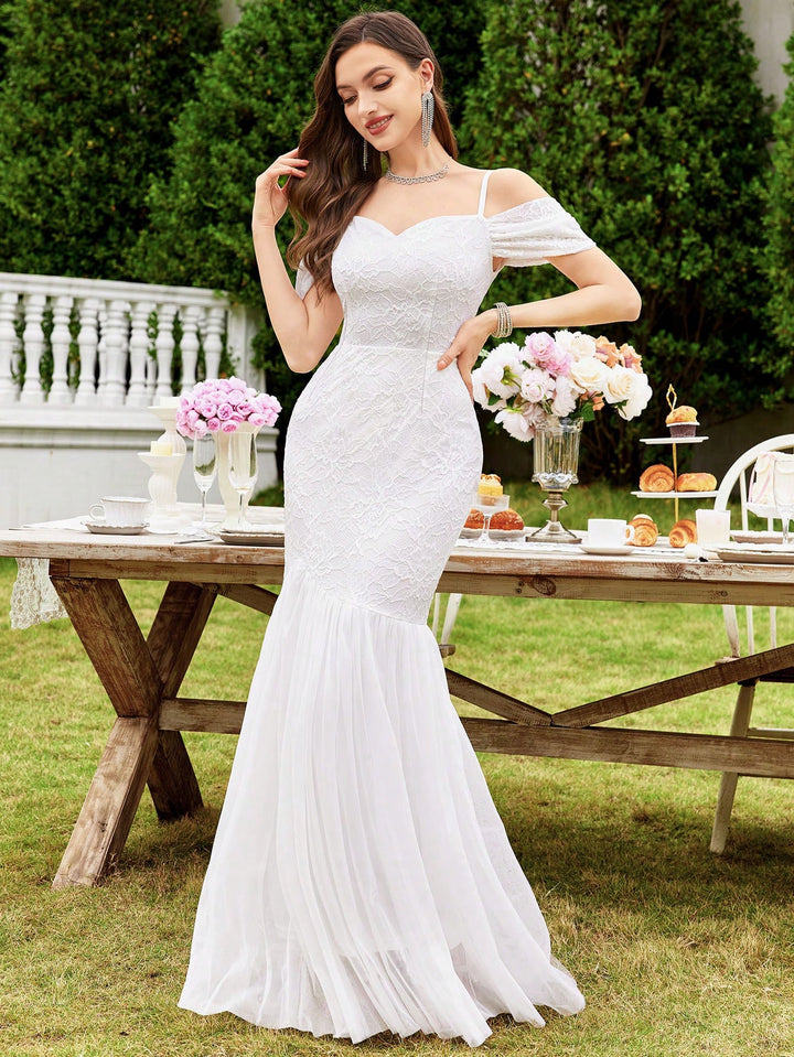Rochie de mireasă SHEIN, alb
