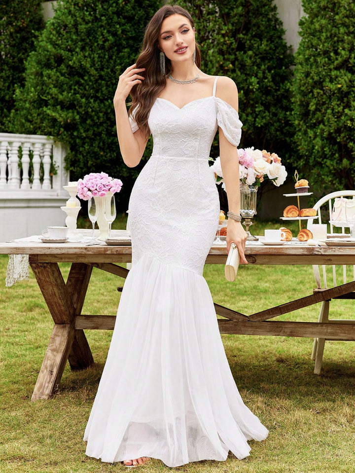 Rochie de mireasă SHEIN, alb