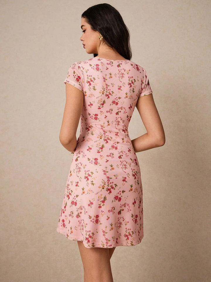 Rochie mini SHEIN, roz