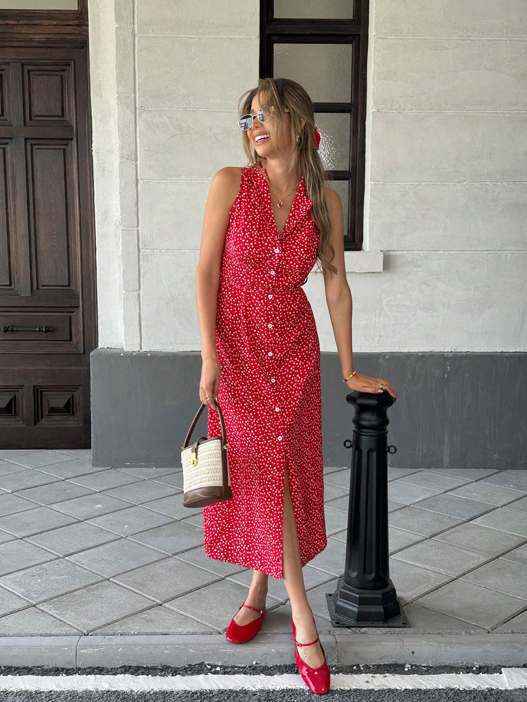 Rochie maxi SHEIN, mix culori