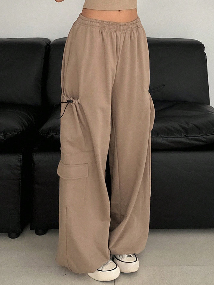 Pantaloni SHEIN, maro