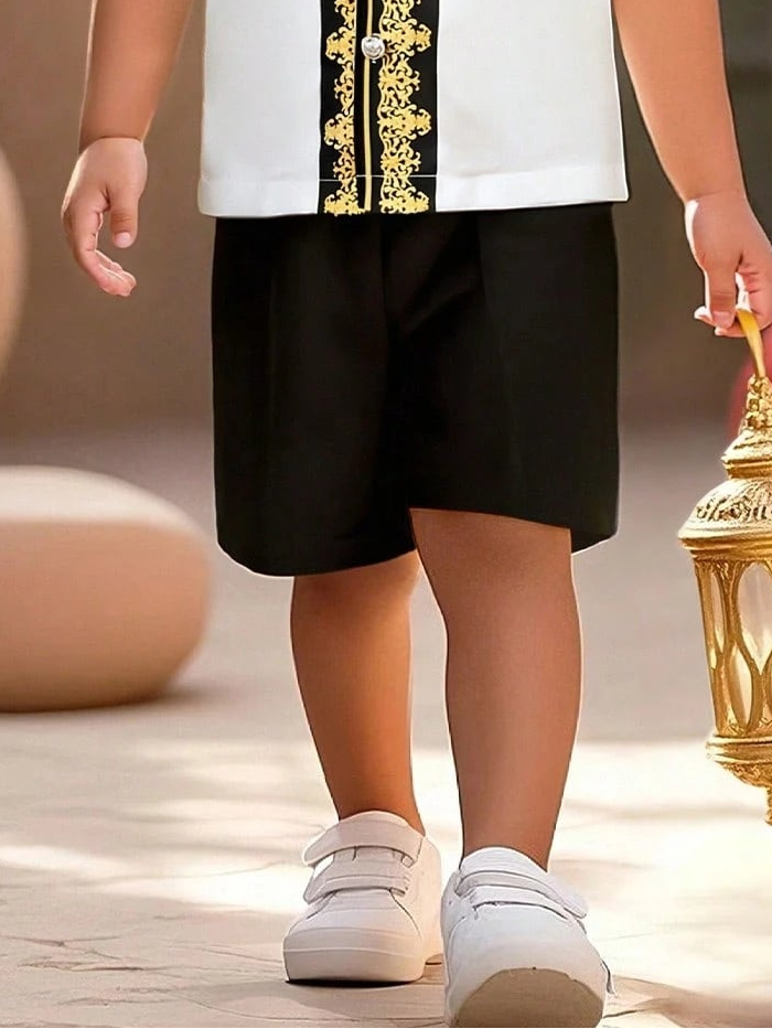 Pantaloni scurți Shein, negru
