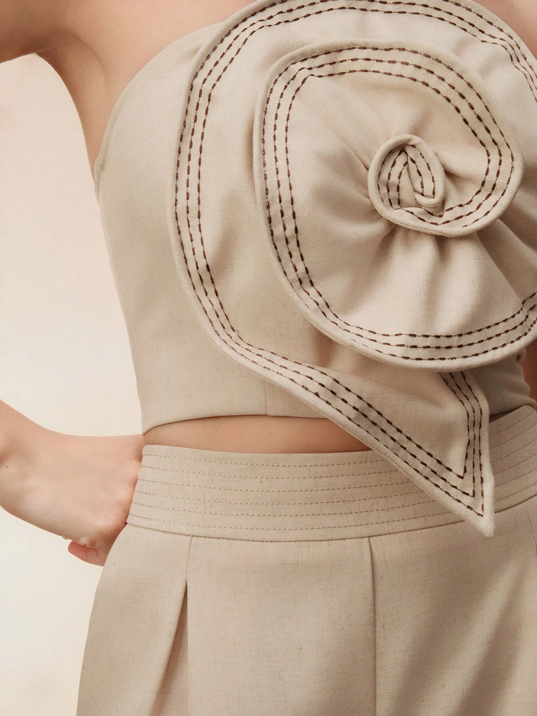 Top SHEIN, bej