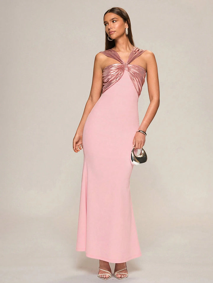 Rochie maxi SHEIN, roz