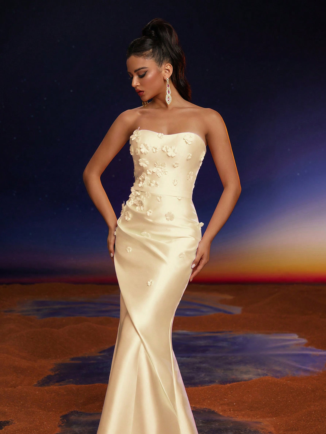 Rochie maxi SHEIN, galben