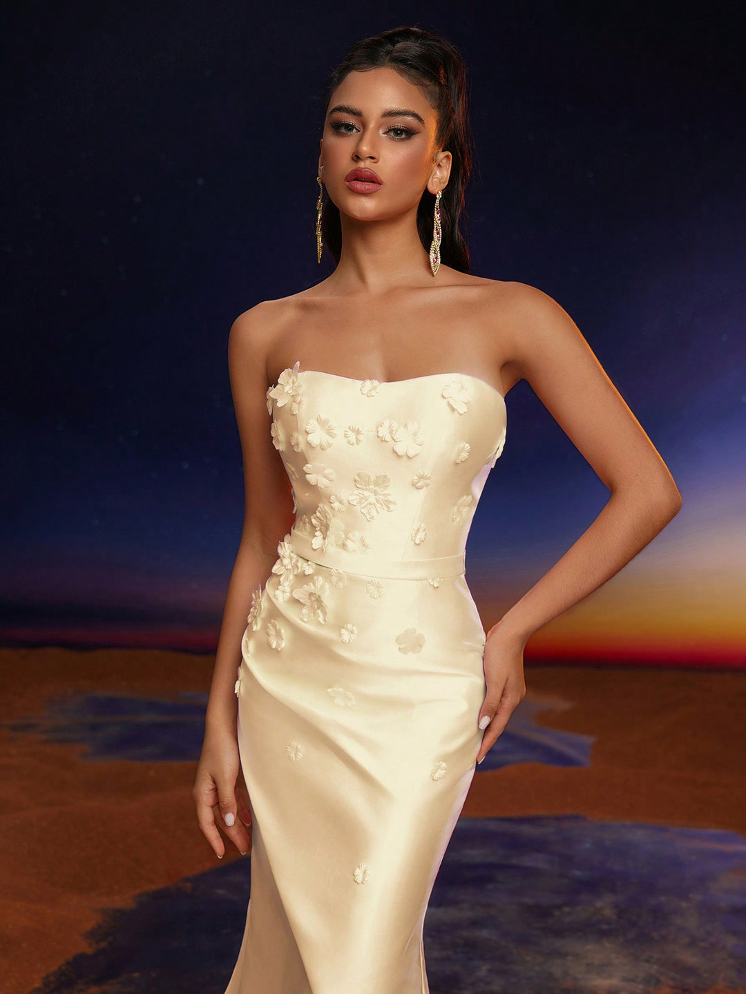 Rochie maxi SHEIN, galben