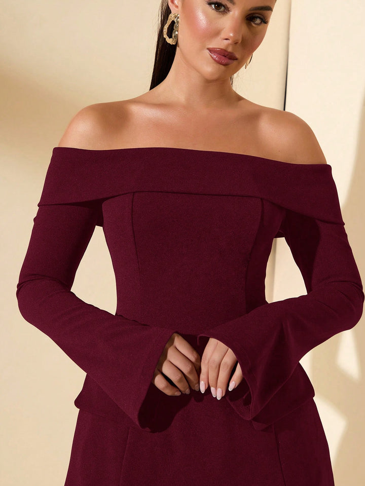 Rochie mini SHEIN, vișiniu