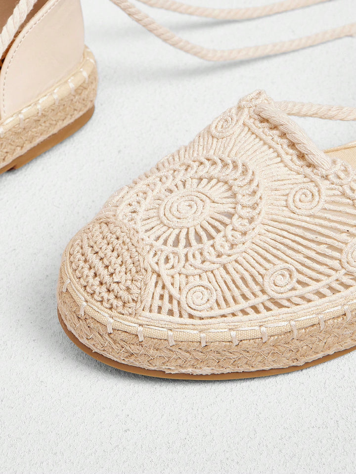 Espadrile SHEIN, crem