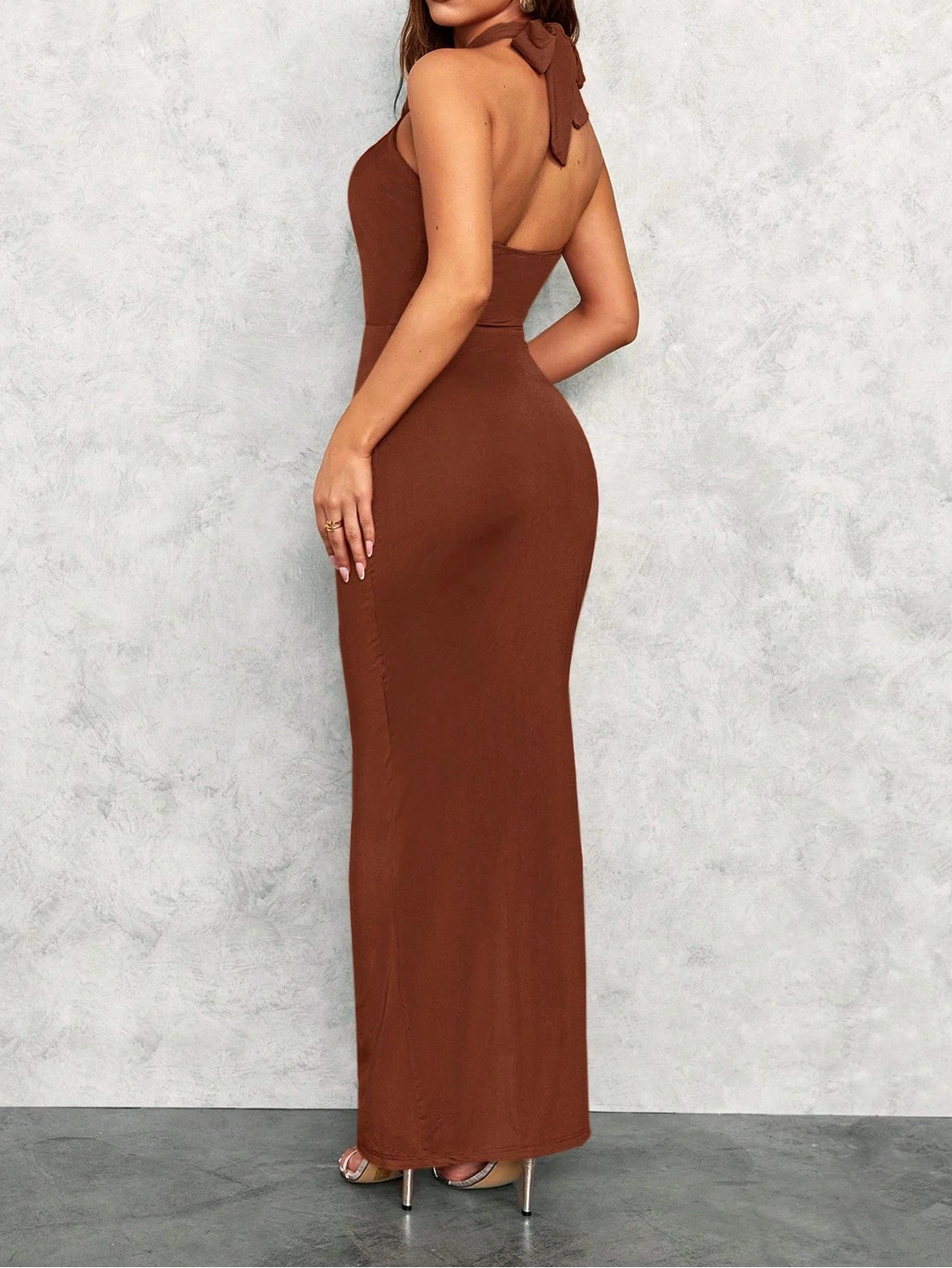 Rochie maxi Shein, maro