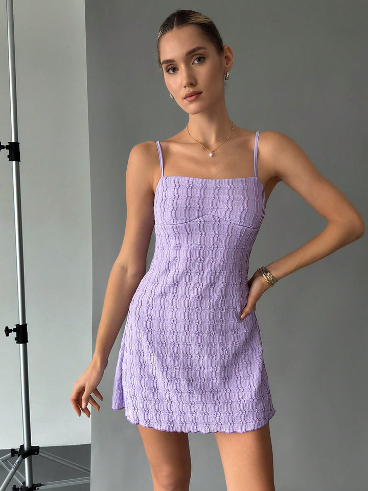 SHEIN mini ruha, lila