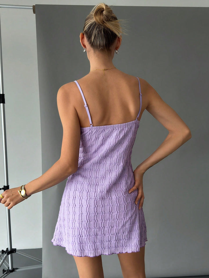 SHEIN mini ruha, lila