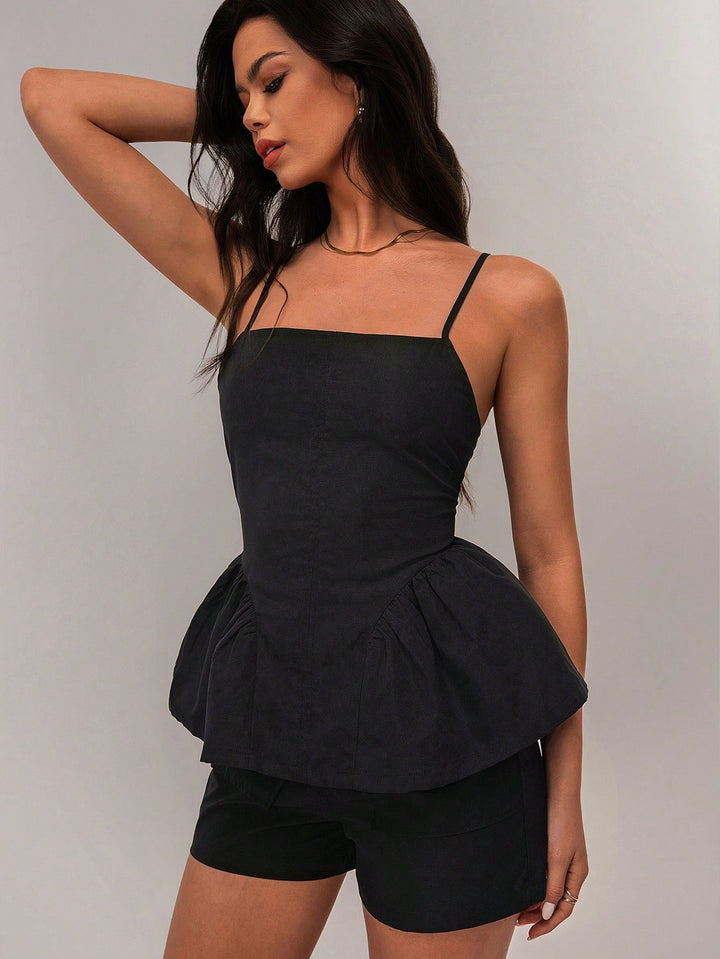 Top SHEIN, negru