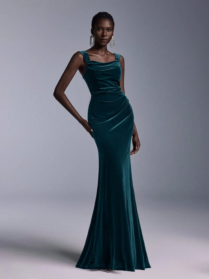 Rochie maxi SHEIN, verde