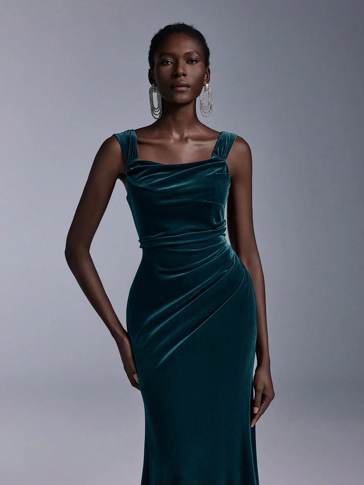 Rochie maxi SHEIN, verde