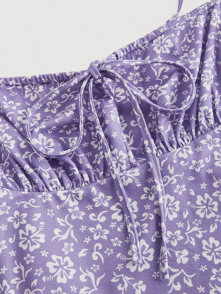 SHEIN mini ruha, lila