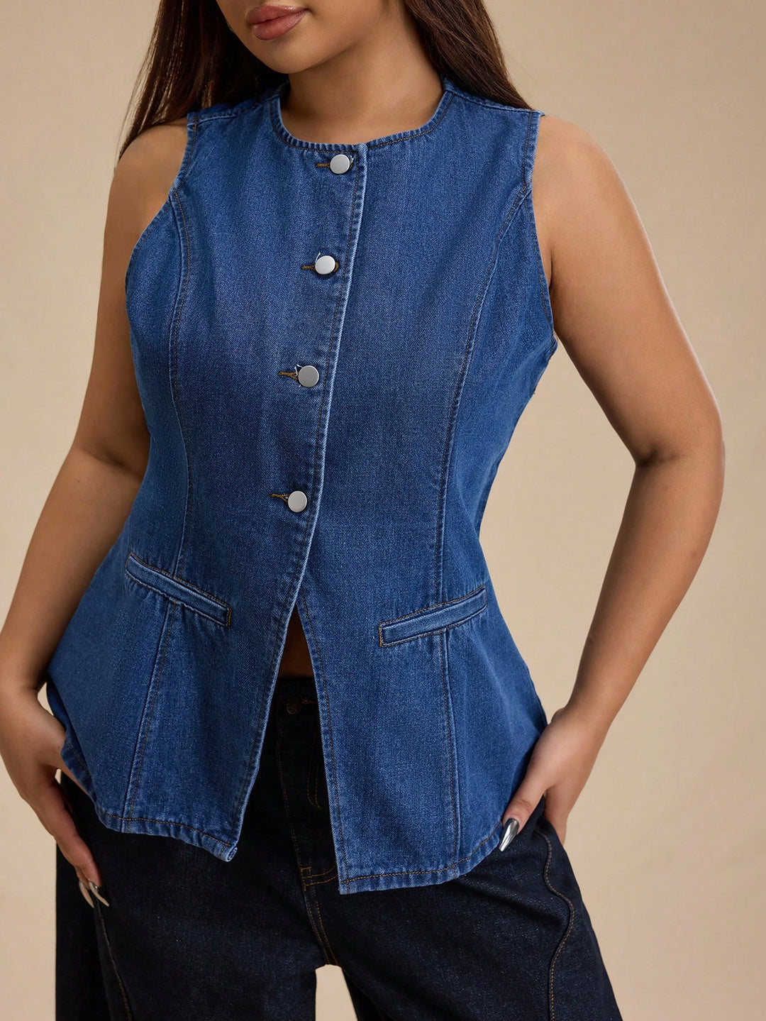 Top SHEIN, albastru