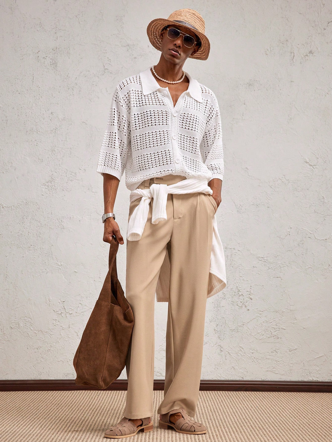 Cardigan SHEIN, alb