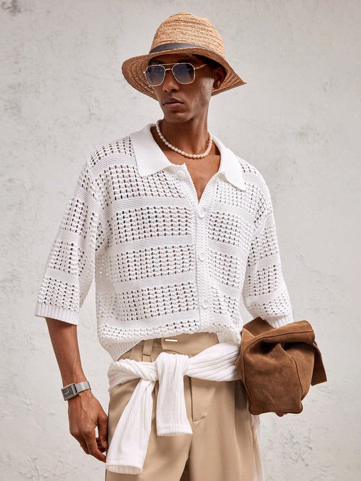 Cardigan SHEIN, alb