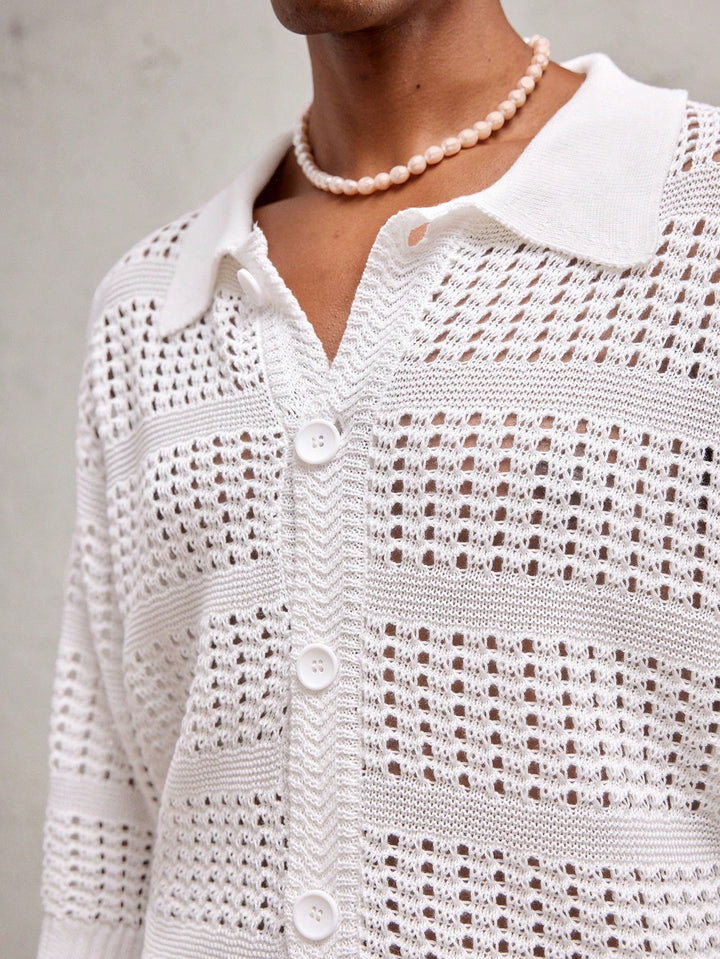 Cardigan SHEIN, alb