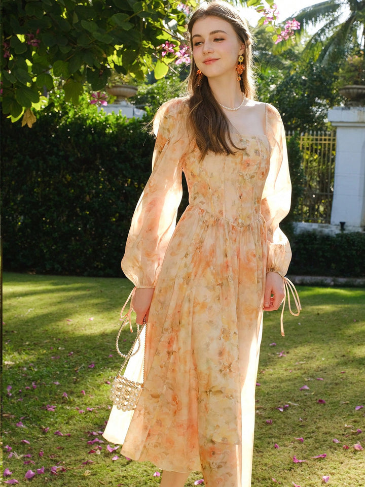 Rochie maxi SHEIN, galben