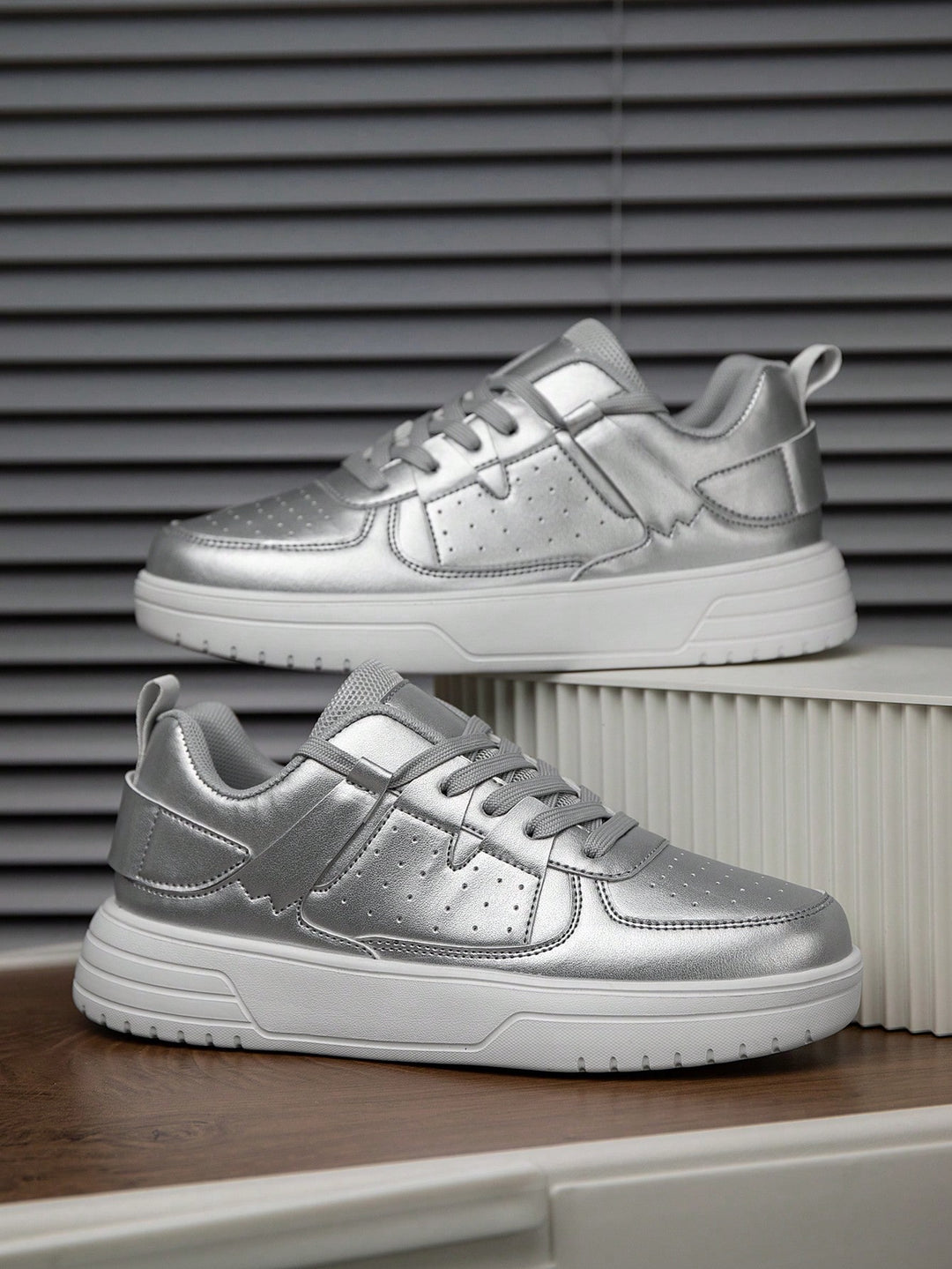 Pantofi sport SHEIN, argintiu