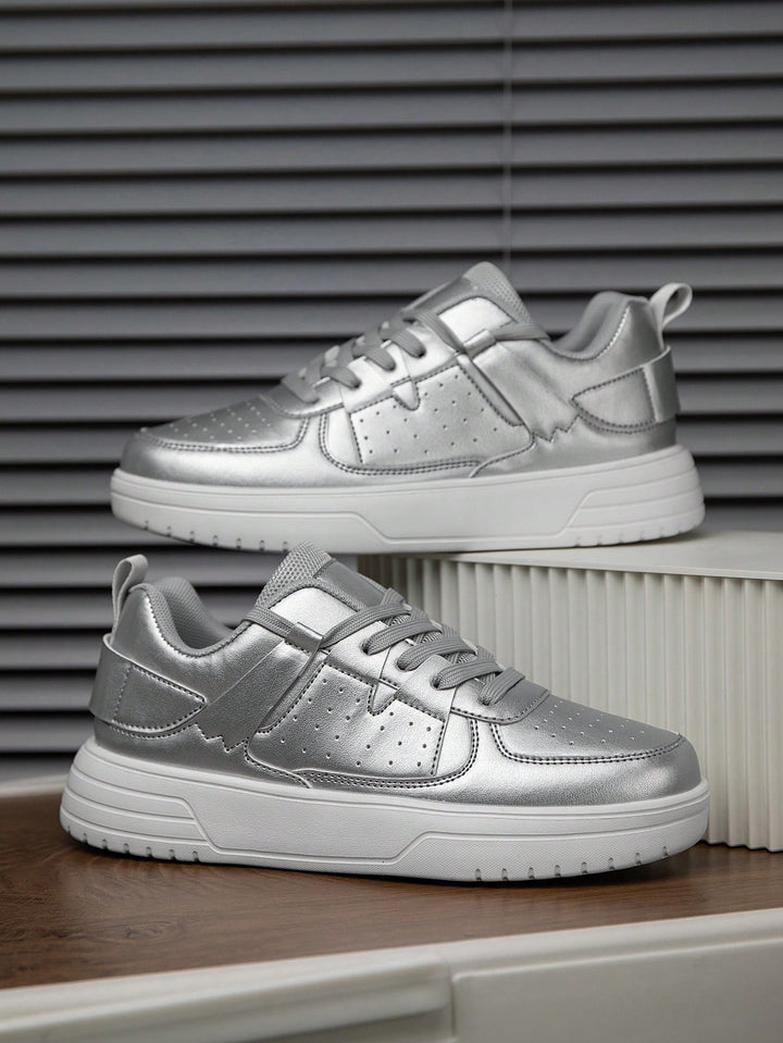Pantofi sport SHEIN, argintiu