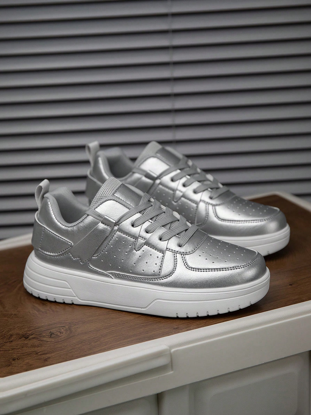 Pantofi sport SHEIN, argintiu