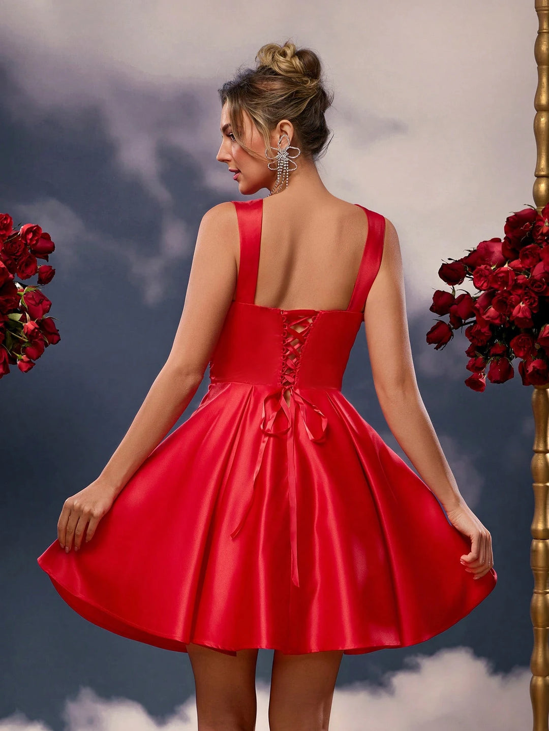 Rochie mini SHEIN, roșu