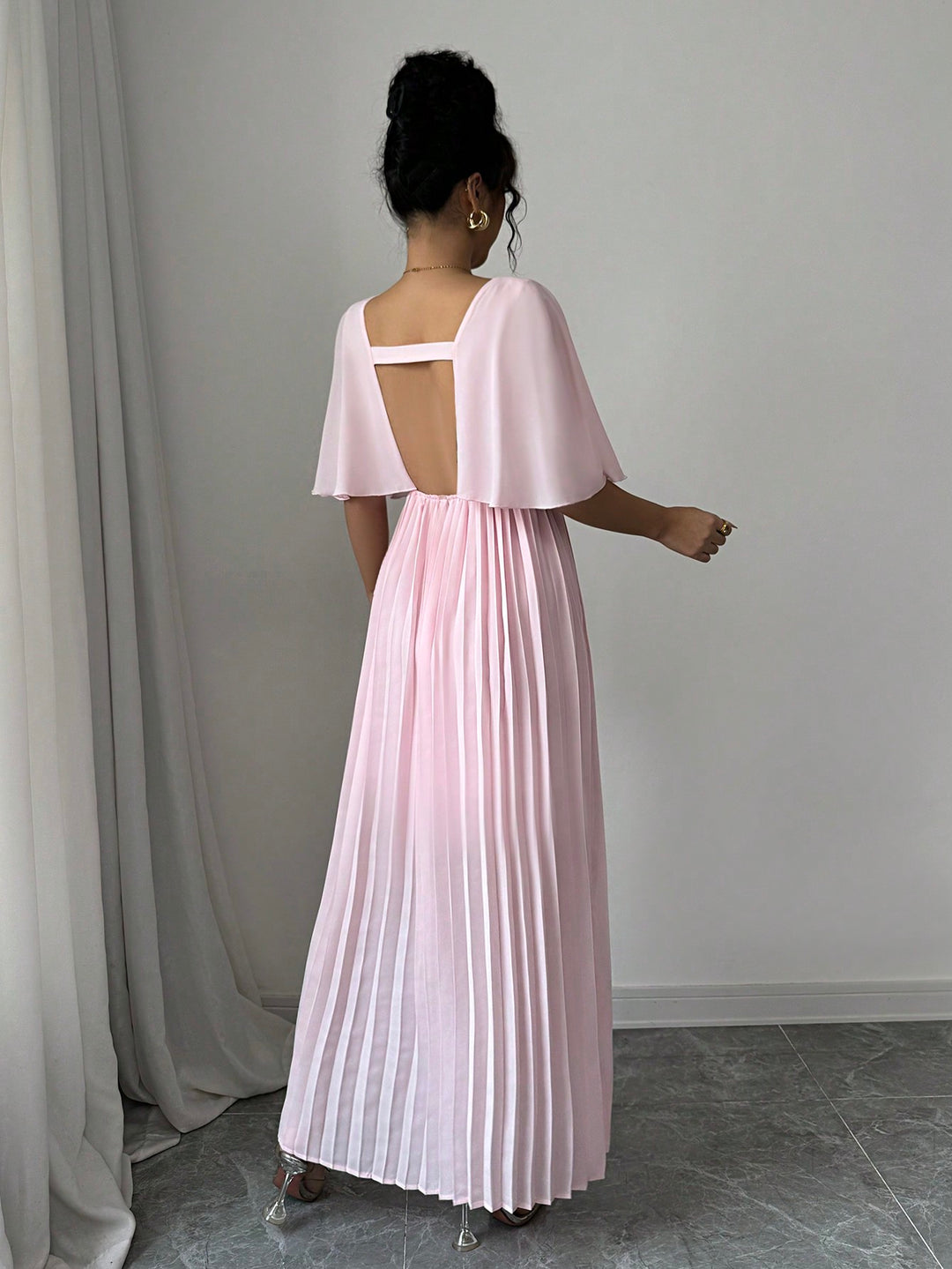 Rochie maxi SHEIN, roz