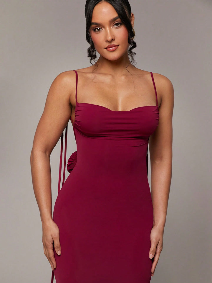 Rochie maxi SHEIN, vișiniu
