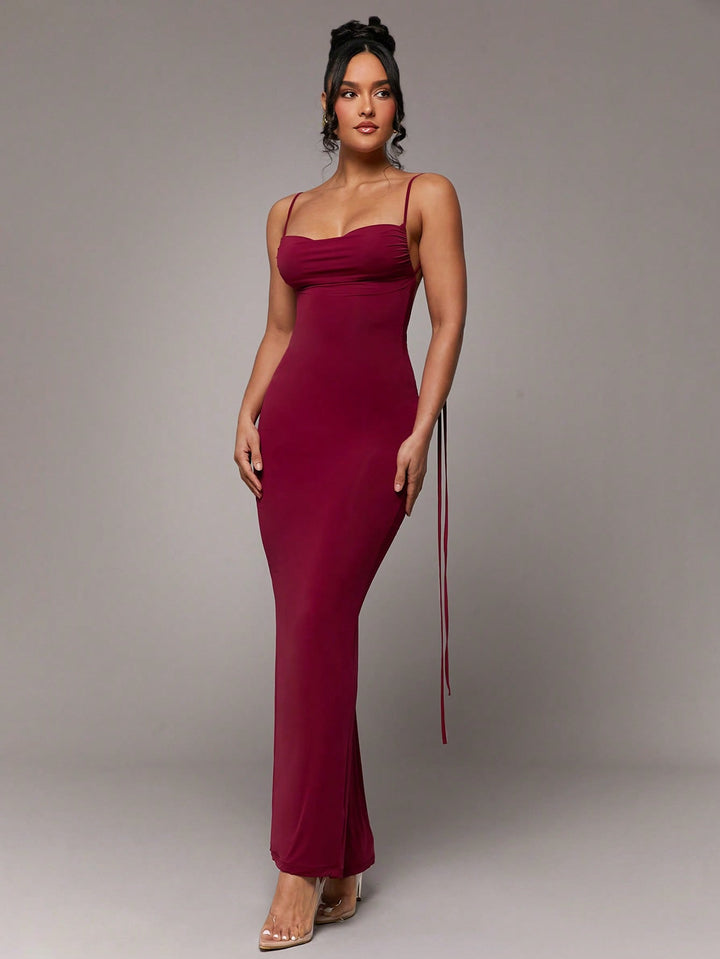 Rochie maxi SHEIN, vișiniu