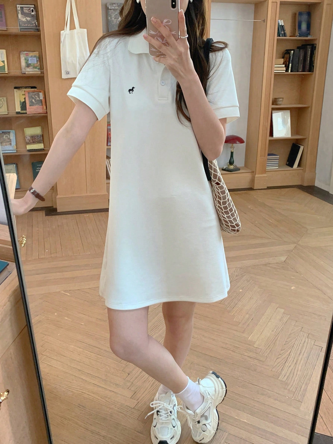 Rochie mini SHEIN, crem