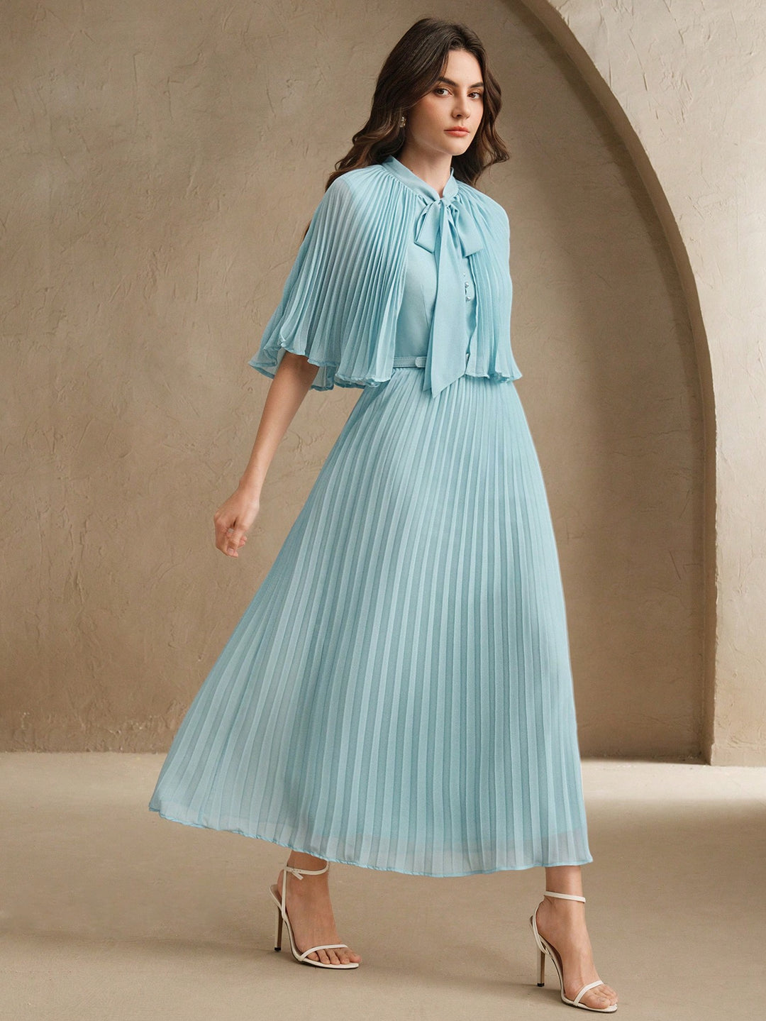 Rochie maxi SHEIN, albastru