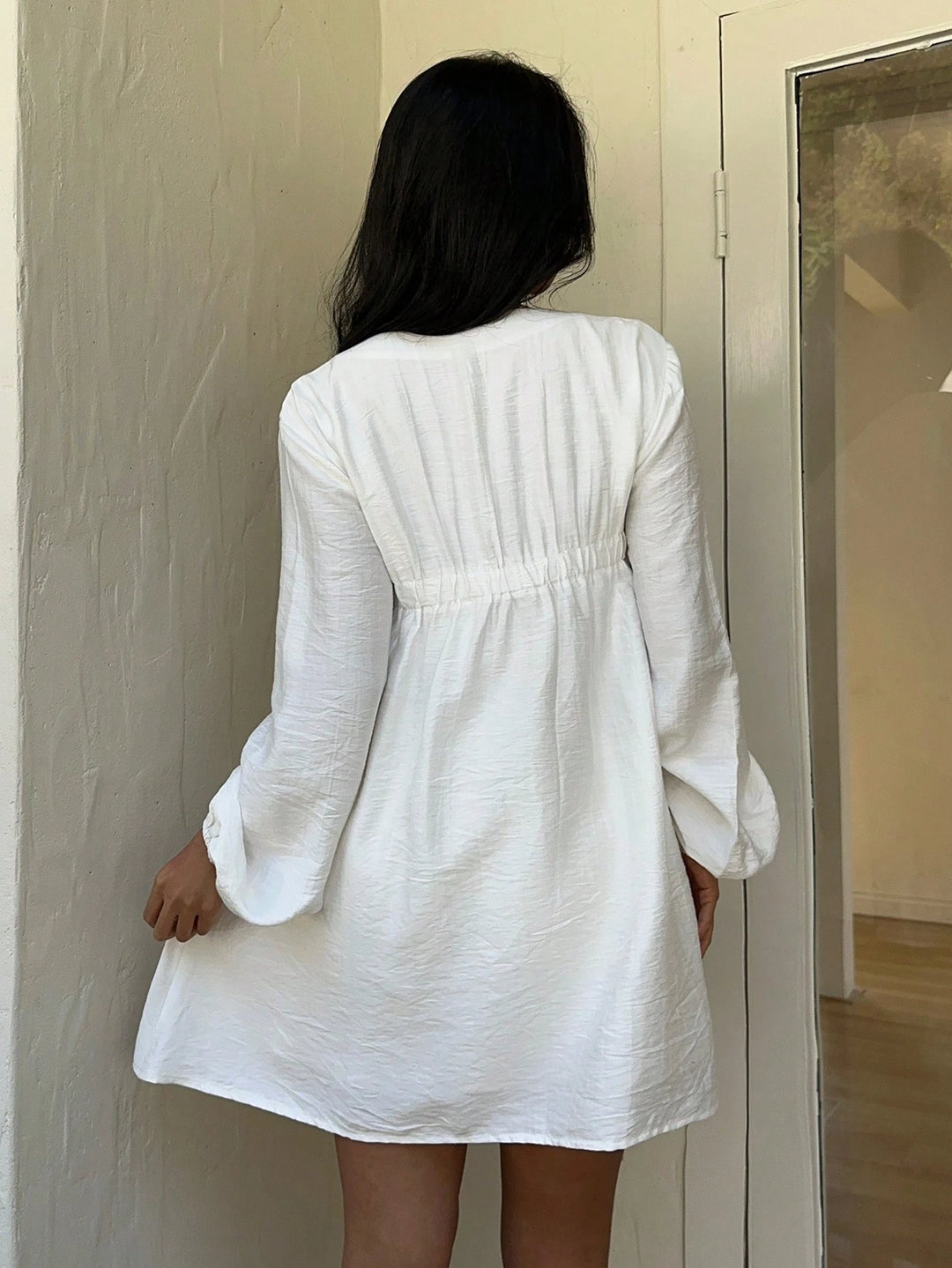 Rochie mini SHEIN, alb