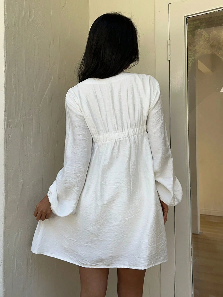 Rochie mini SHEIN, alb