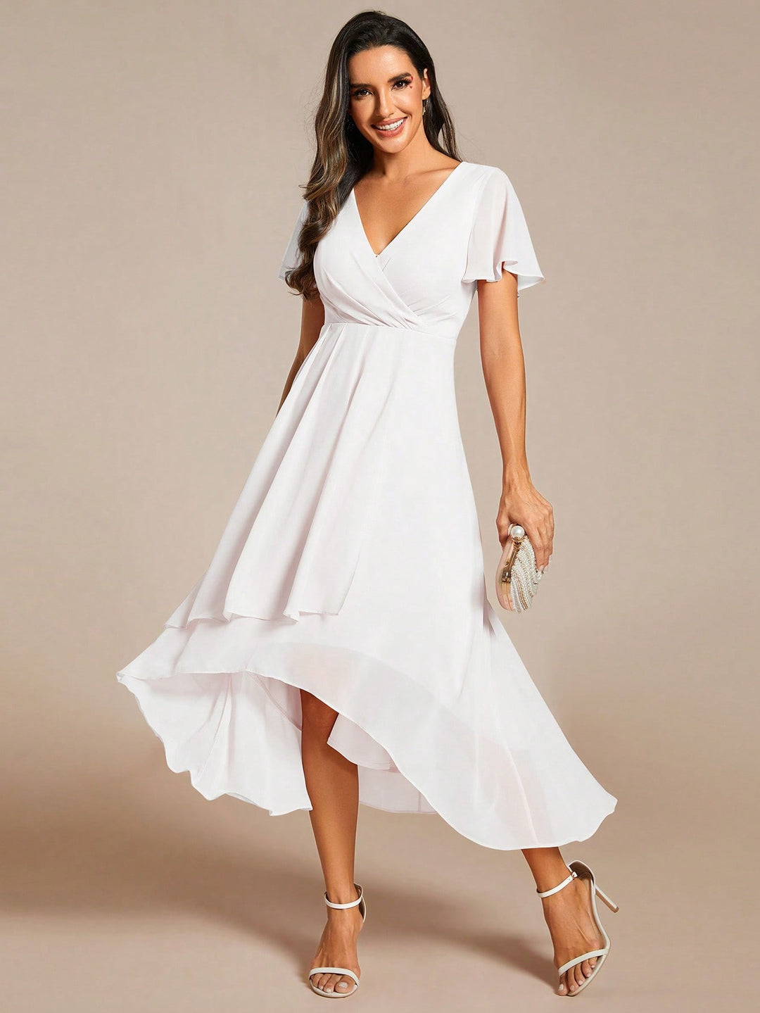 Rochie maxi SHEIN, alb