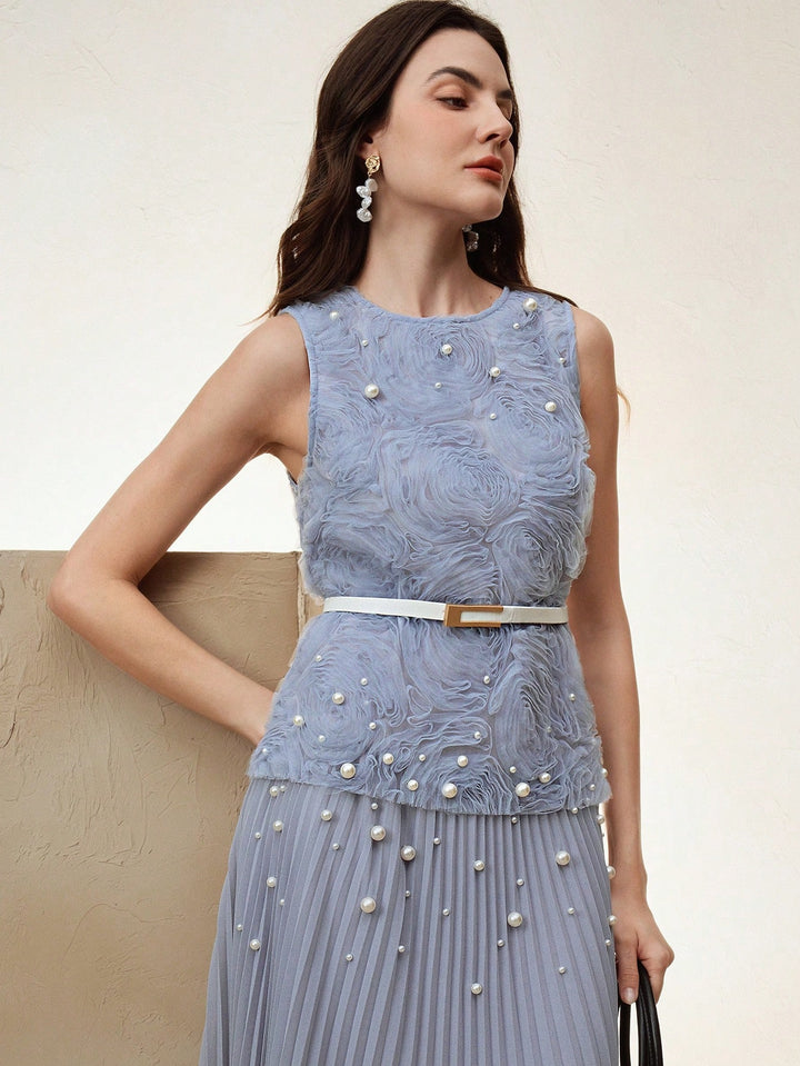 SHEIN maxi ruha, kék