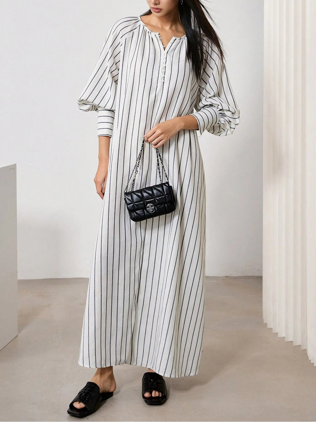 SHEIN Maxi ruha, fehér