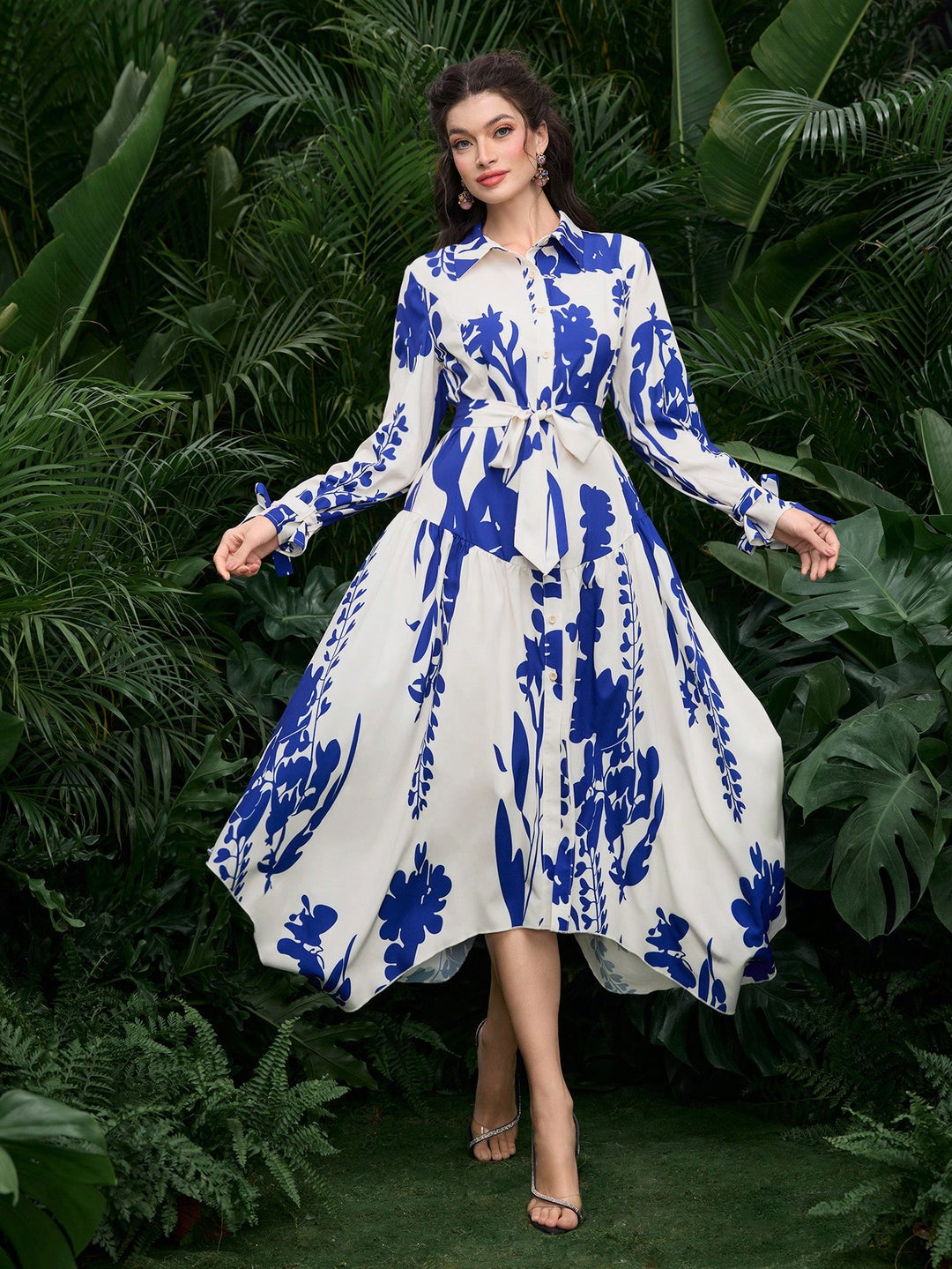 Rochie maxi SHEIN, alb