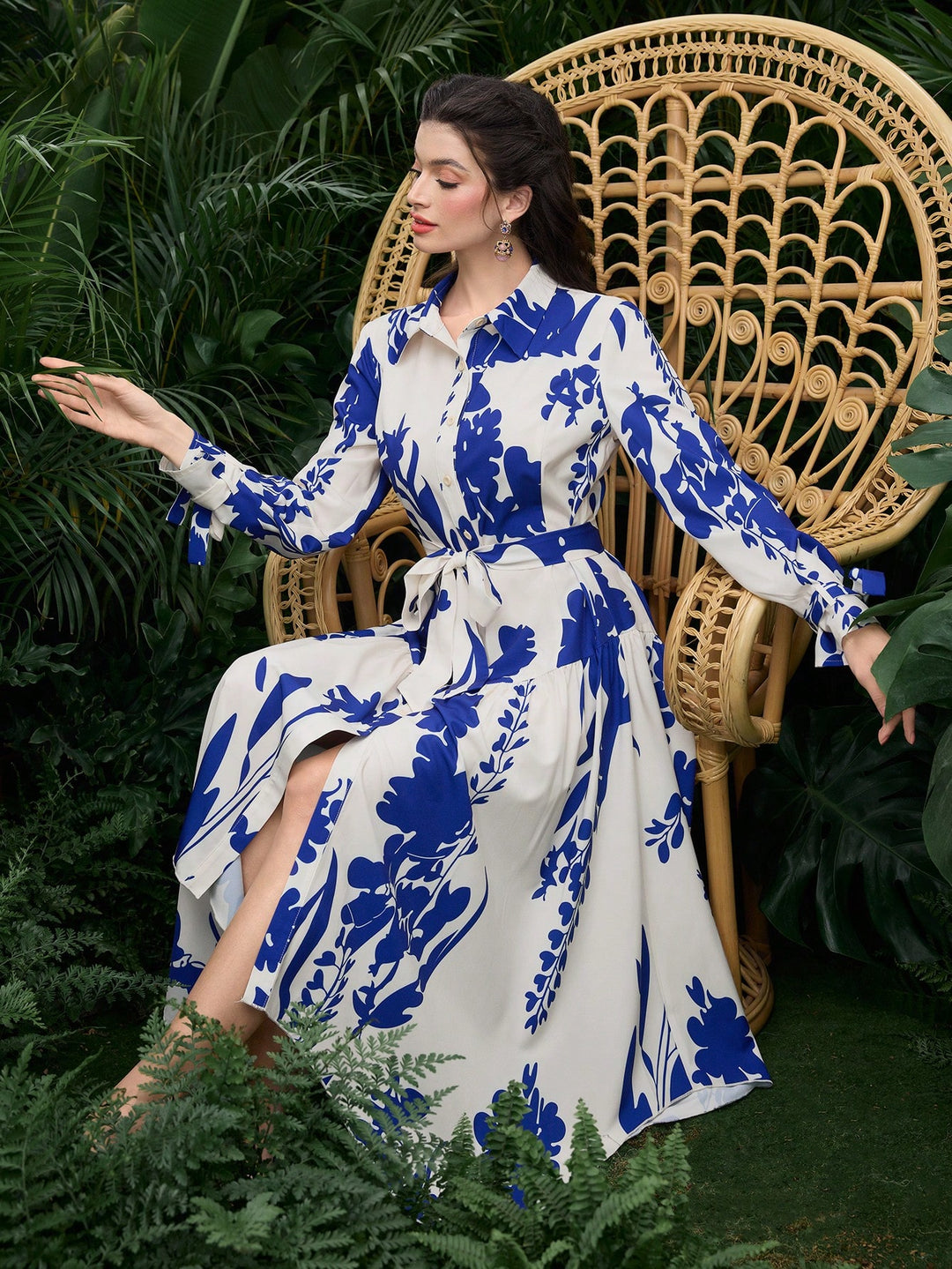 Rochie maxi SHEIN, alb