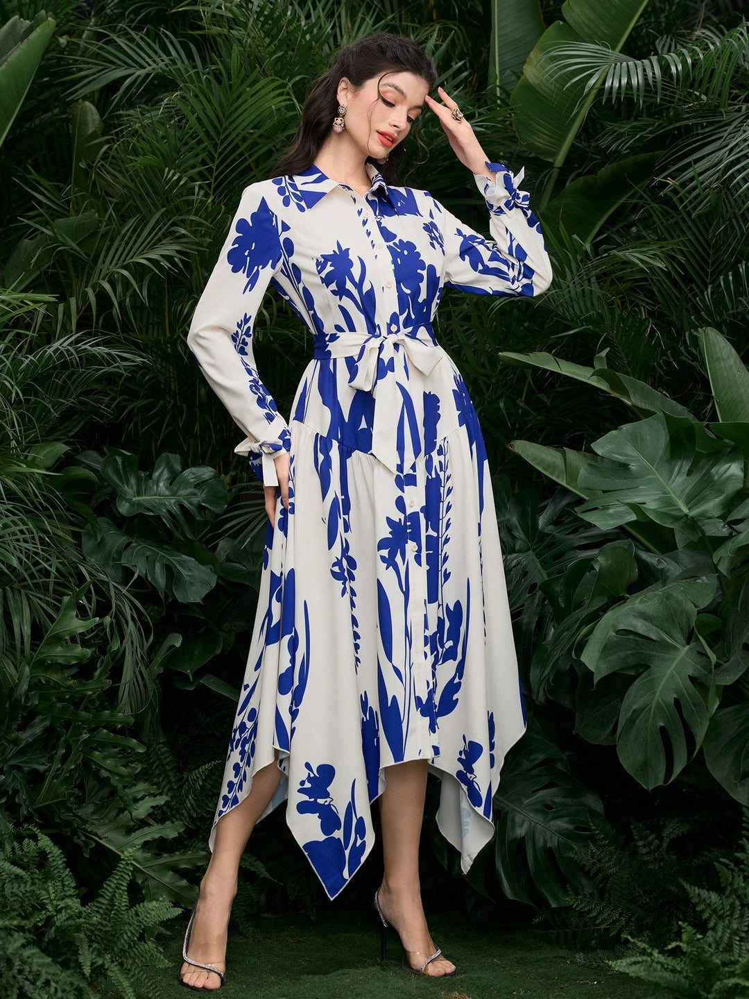 Rochie maxi SHEIN, alb