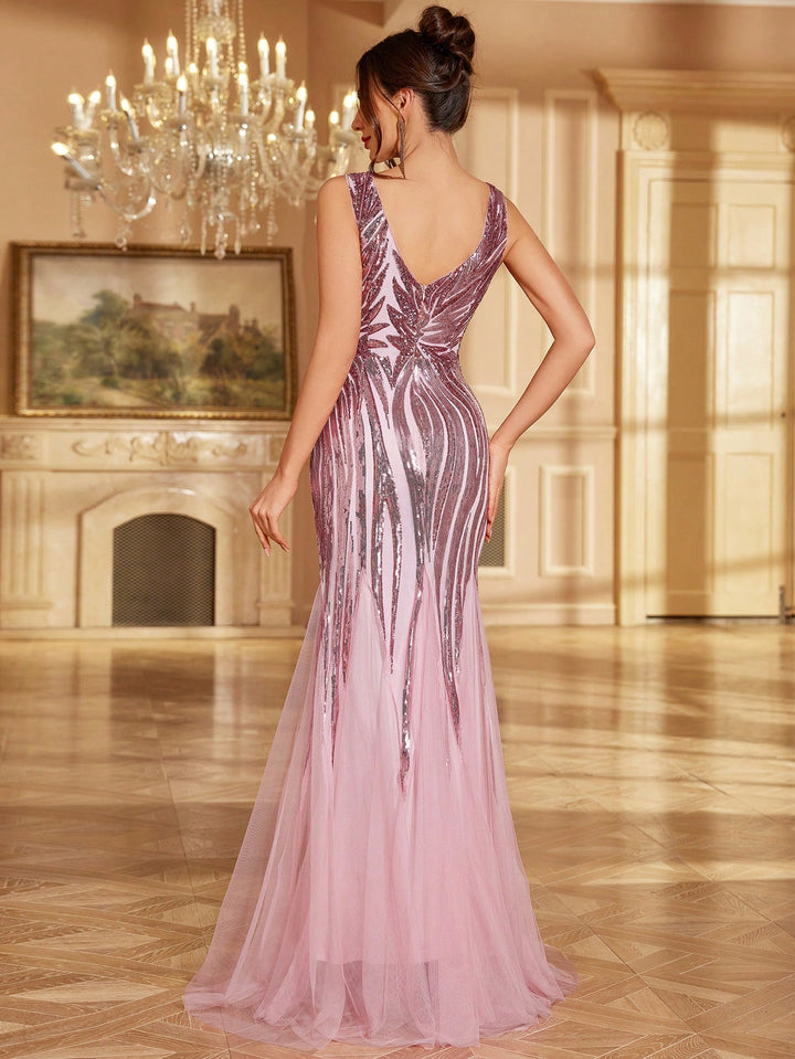 Rochie de ocazie SHEIN, roz