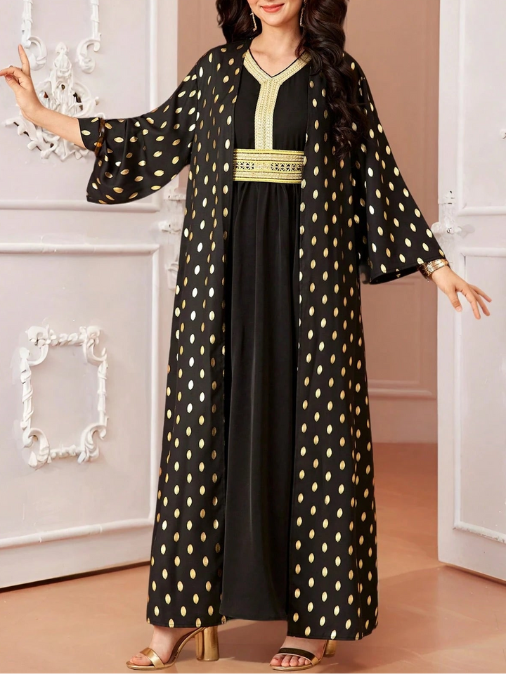 Set rochie și cardigan SHEIN, mix culori