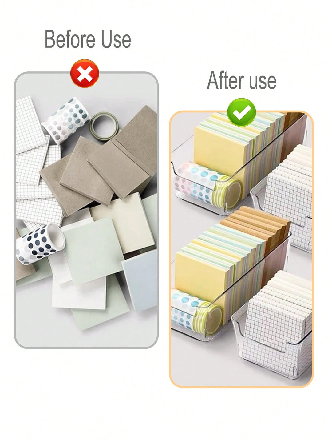 Cutie organizatoare SHEIN, transparent